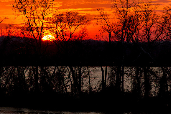 Sunset by The James River