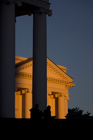 East Wing of the Virginia State Capitol at sunset