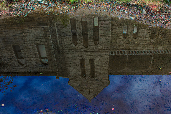 Byrd Park Pump House Reflection