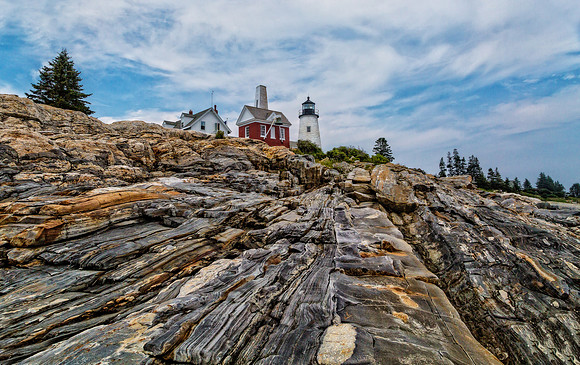 -The Rocks- at Pemaquid Point Light, Maine