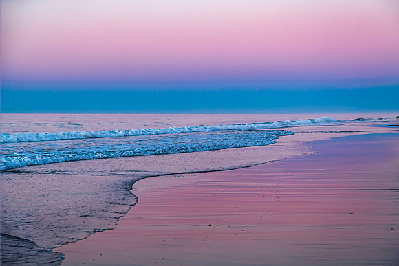 Pink & Blue Ocracoke Sunrise