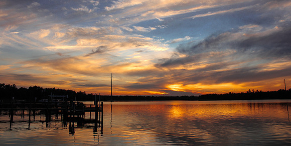 Cottage Sunset