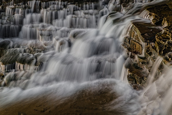 Cascade of Falls at the "Lower Falls", Ithaca NY