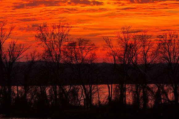 Sunset by the James River
