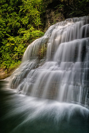 Through the Lower Falls, Ithaca NY