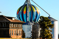 Balloon Landing at Curles Neck Dairy